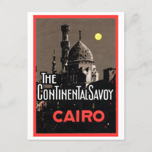 Continentale Savoy, Caïro-reisposter Briefkaart