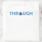 Continentale splitsing door heek ovale sticker (Tas)