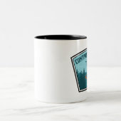 Continentale splitsing tweekleurige koffiemok (Center)