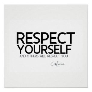 CONTINGENTEN: Confucius: Eerbiedig jezelf Perfect Poster