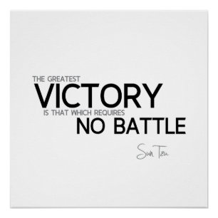 CONTINGENTEN: Sun Tzu: Overwinning Perfect Poster