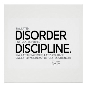 CONTINGENTEN: Sun Tzu: Perfecte discipline Perfect Poster
