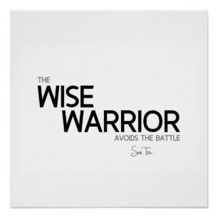 CONTINGENTEN: Sun Tzu: Wise-strijder Perfect Poster