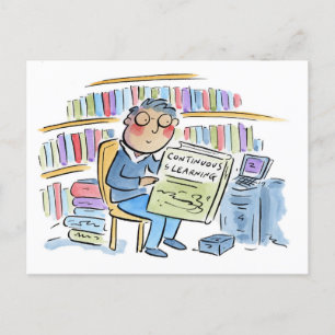 Continu leren briefkaart