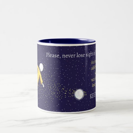 'Continue Go' 11oz Tasse de café (Centre)