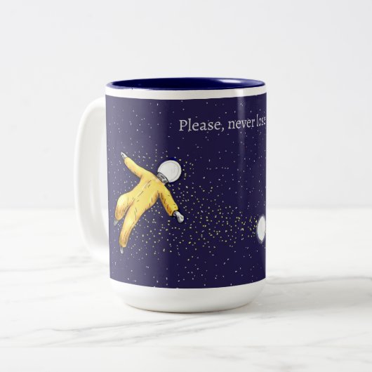 'Continue Go' 15oz Tasse de café (Devant gauche)