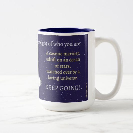 'Continue Go' 15oz Tasse de café (Droit)