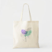 Continue Line Vase-Canvas tas (Voorkant)