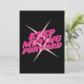 Continuer à avancer - Carte de motivation (Debout devant)