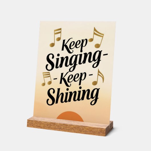 Continuer à chanter Continuer à briller (Angle)