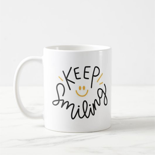 Continuer à sourire Mug (Gauche)