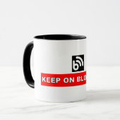 CONTINUEZ À BLOGUER DE LA Mug (Devant gauche)