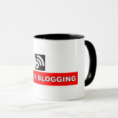 CONTINUEZ À BLOGUER DE LA Mug (Devant droit)