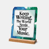 Continuez À Écrire Le Monde A Besoin De Votre Musi (Angle)