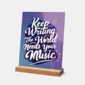 Continuez À Écrire Le Monde A Besoin De Votre Musi (Angle)