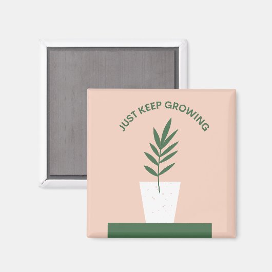 Continuez à grandir le magnet de l'inspiration ave (Recto/Verso)