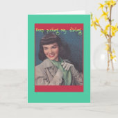 Continuez à me pousser -- Carte de voeux de Snarky (Fleur jaune)