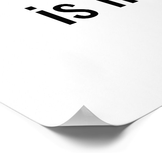 Continuez à pousser - Poster Motivational (Coin)