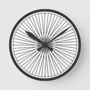 Continuez à rouler... Horloge du vélo