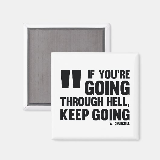 Continuez ! - Aimant inspirant (Recto/Verso)