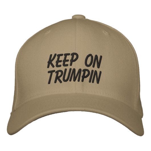 Continuez sur le Casquette brodé Trumpin (Devant)