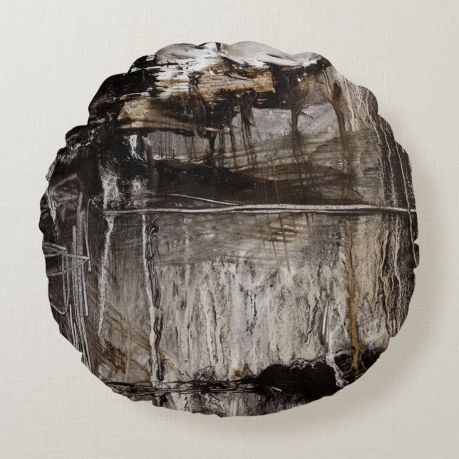 Continuüm II Rond Kussen (Voorkant)