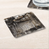 Continuüm II Vierkante Kartonnen Onderzetter (Schuin)