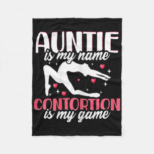 Contorsionistische tante yoga gymnastiek aëroobics fleece deken