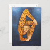 Contortionist 2 briefkaart (Voorkant / Achterkant)