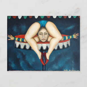 contortionist briefkaart