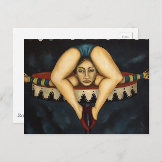 Contortionist Briefkaart (Voorkant / Achterkant)