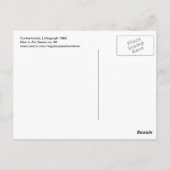 Contortionist in Tuxedo en Top Hat Briefkaart (Achterkant)