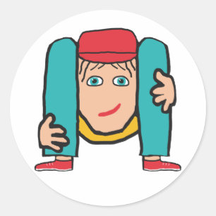 Contortionist Ronde Sticker