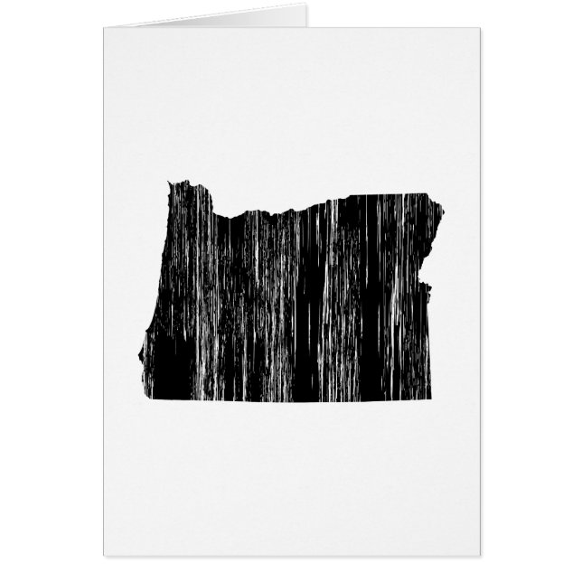 Contour affligé d'état de l'Orégon (Devant)