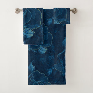 contour bleu rose