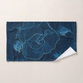 contour bleu rose (Serviette à main)