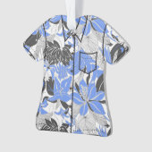 Contour Hawaii Tropical Lily Protea Aloha Shirt (devant)