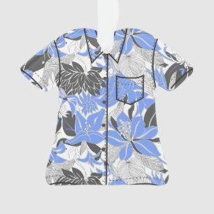 Contour Hawaii Tropical Lily Protea Aloha Shirt Ornament