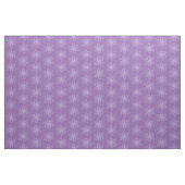 Contour lilas de fleur sur le tissu pourpre (Yard)