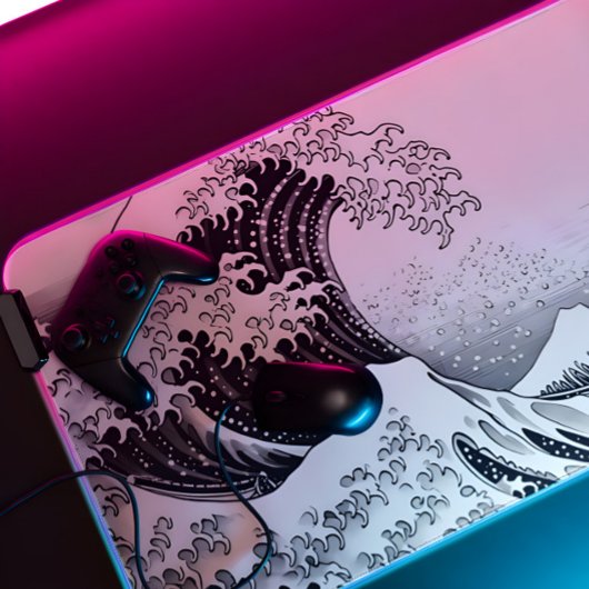 contour noir et blanc grande vague xxl jeu