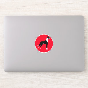 Contour Sticker Boston Mantel Great Dane