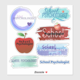 Contour Sticker Collectie van schoolpsycholoog
