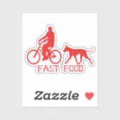 Contour Sticker grappige Grote Dane (Vel)