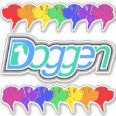 Contour Sticker Great Danes (Voorkant)