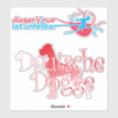 Contour Sticker Image Grande Danse (Feuille)