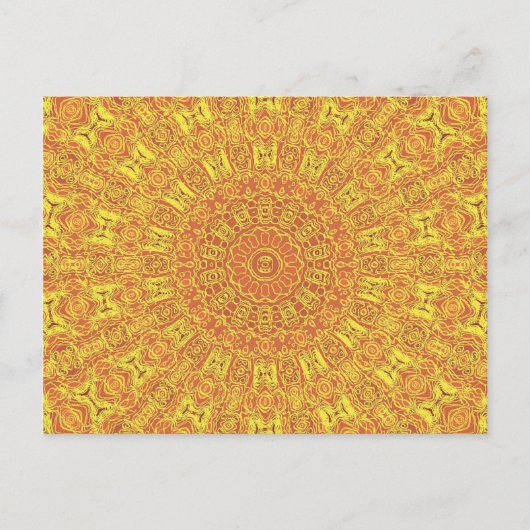 Contourpatroon EARTH Element Briefkaart (Voorkant)