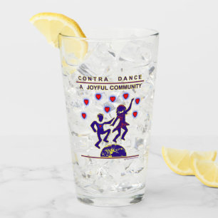 Contra Dance Bierglas Glas