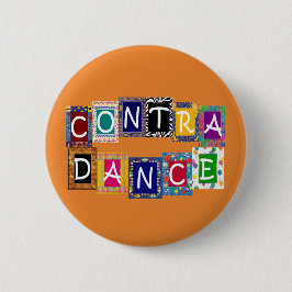 Contra Dance II-Button Ronde Button 5,7 Cm
