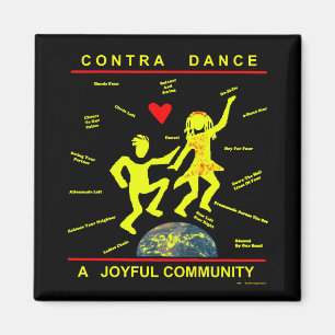 Contra Dance Joy Magneet