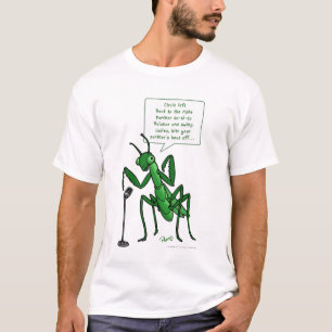 Contra Dance Praying Mantis Caller T-shirt